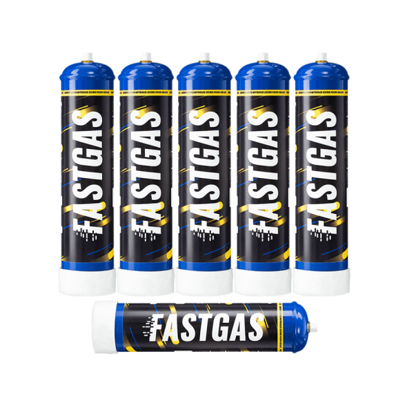 Fast Gas Cream Charger 640g N2O - 6 Pack